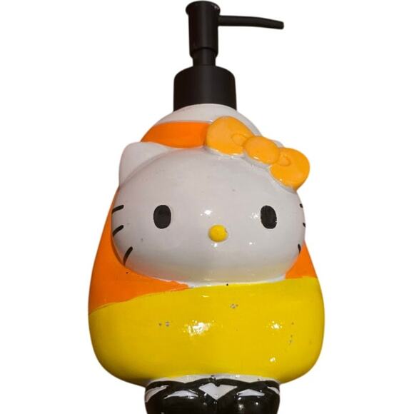 Hello Kitty Candy Corn Outfit Soap Lotion Dispenser New - Picture 1 of 2